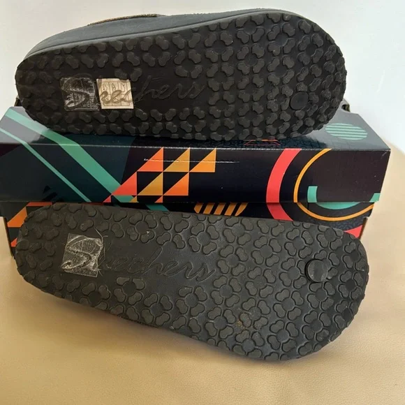 Skechers Cali Gear Leopard Shimmer Sandals - Picture 3 of 6